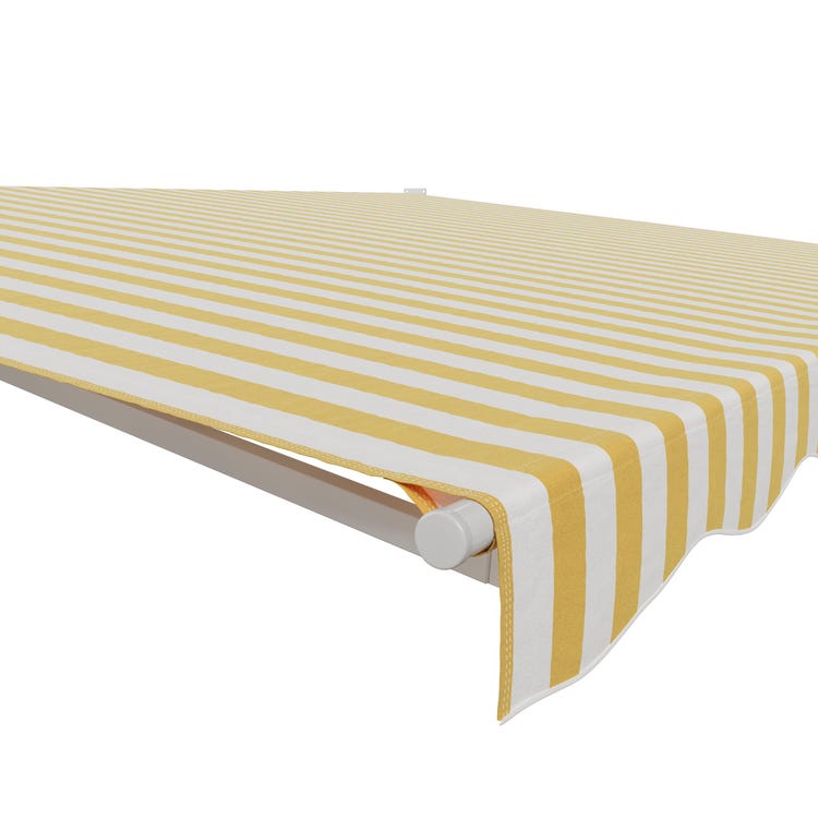 store banne 300 x 250cm manuel sans coffre pour terrasse - jaune