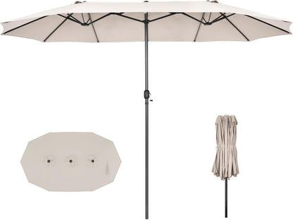 Parasol Double Face 4,7M Beige