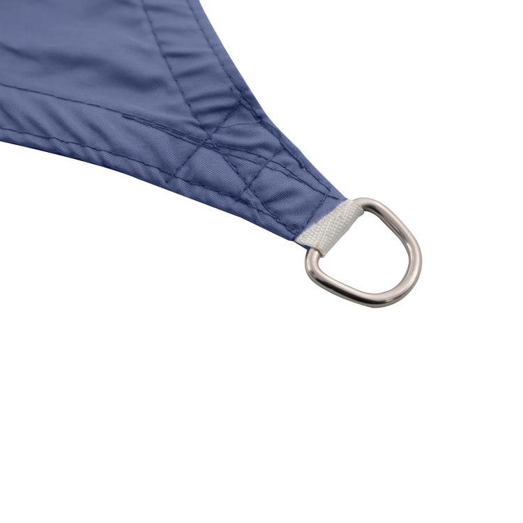 Voile d'ombrage polyester rectangulaire bleu L.400xl.295cm