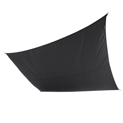 Voile d'ombrage polyester rectangulaire anthracite L.400xl.295cm