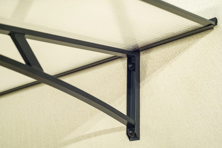 marquise pour porte 197x54cm