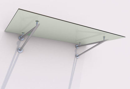 marquise aluminium verre Glaszen 190x90 cm