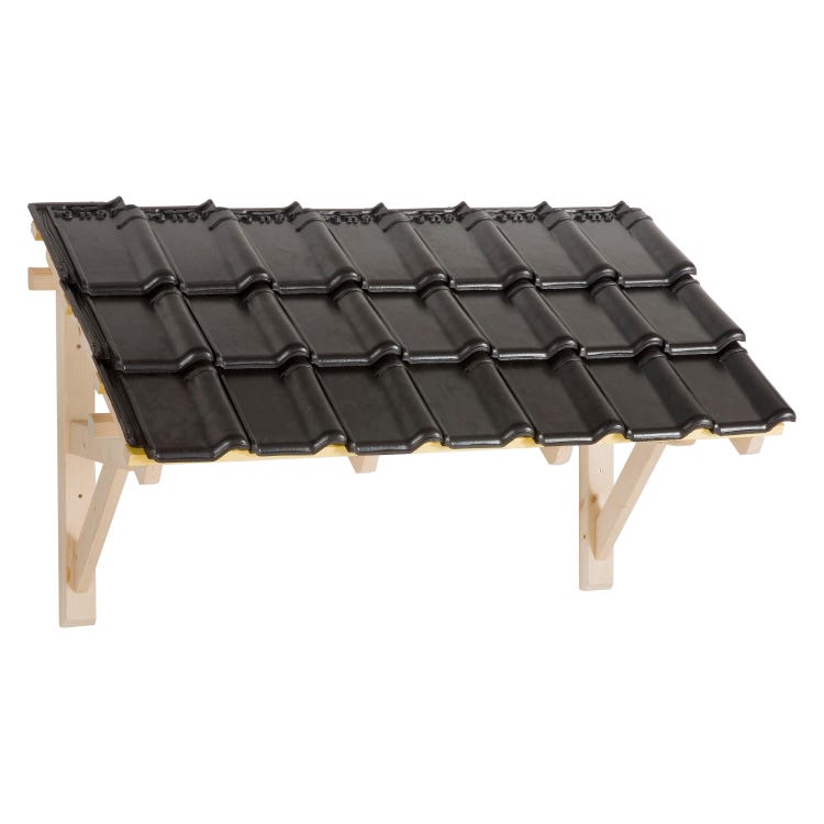 marquise en bois l.139 x H.84 x P.66 cm