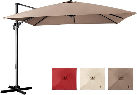Parasol  de Jardin Déporté Inclinable 3x3M