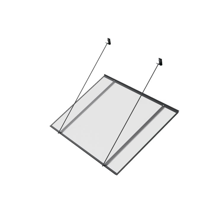 marquise polycarbonate l.120 x H.71 x P.70 cm