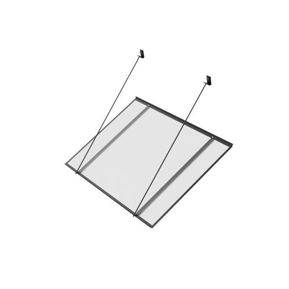marquise polycarbonate l.120 x H.71 x P.70 cm