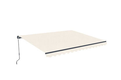 store banne manuel 4x3 - Toile premium 320g/m2 Beige