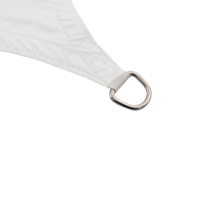 Voile d'ombrage polyester rectangulaire blanc L.400 x l.295 cm