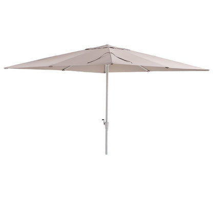 Parasol droit carré taupe L.285 x l.285 cm