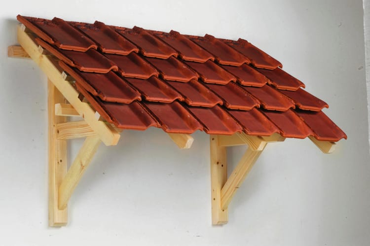marquise en bois l.139 x H.84 x P.66 cm