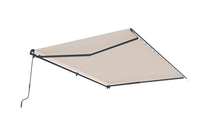 store banne manuel 4x3 - Toile premium 320g/m2 Beige