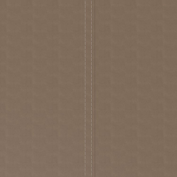 store banne motorisé 5x3 blanc, toile polyester taupe