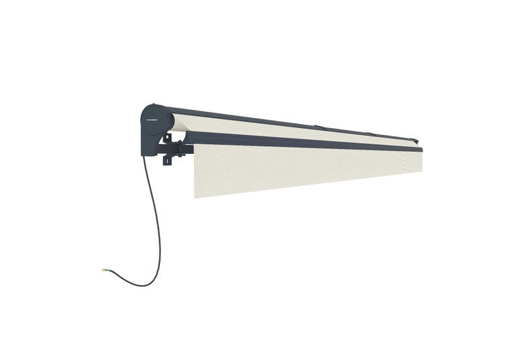 store banne motorisé 4x3 msemi-coffre - Toile premium Beige