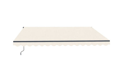 store banne manuel 4x3 - Toile premium 320g/m2 Beige
