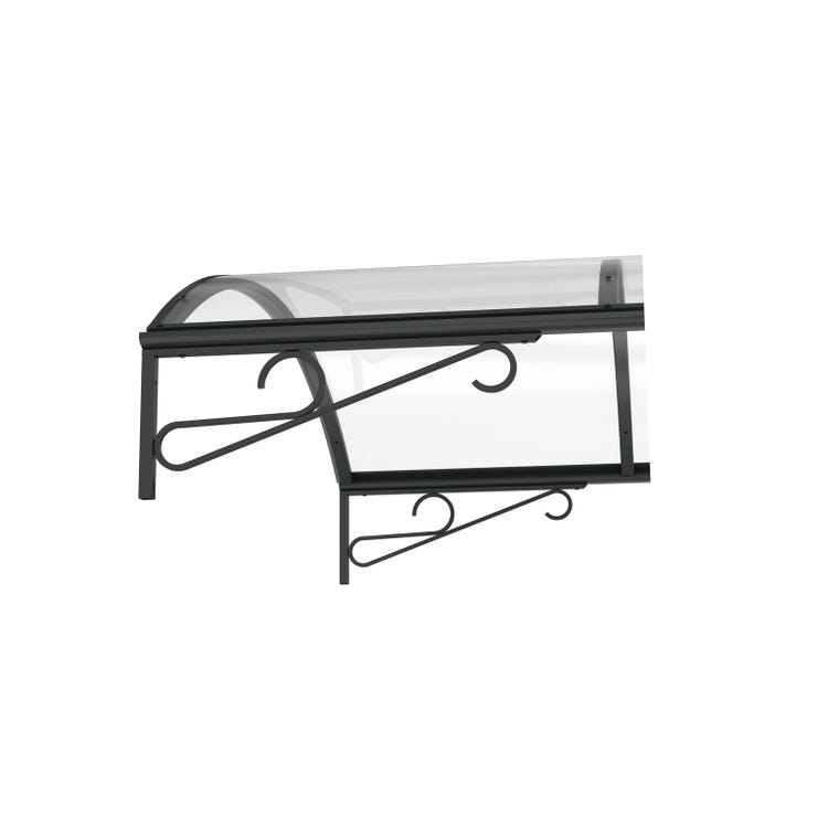 marquise maison l.140 x H.23.5 x P.80 cm
