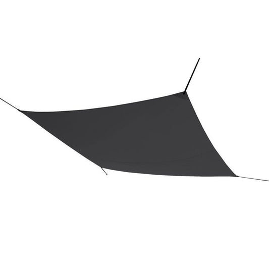 Voile d'ombrage polyester rectangulaire anthracite L.400xl.295cm