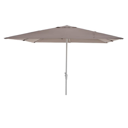 Parasol droit carré taupe L.285 x l.285 cm