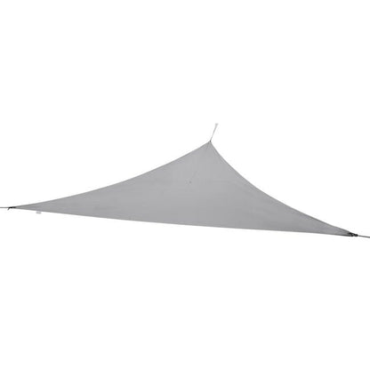 Voile d'ombrage polyester triangulaire gris L.360xl.360cm