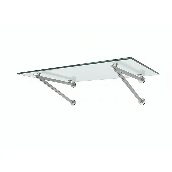 marquise aluminium verre Glaszen 190x90 cm