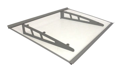 auvent d'entrée moderne metal 150x80 cm