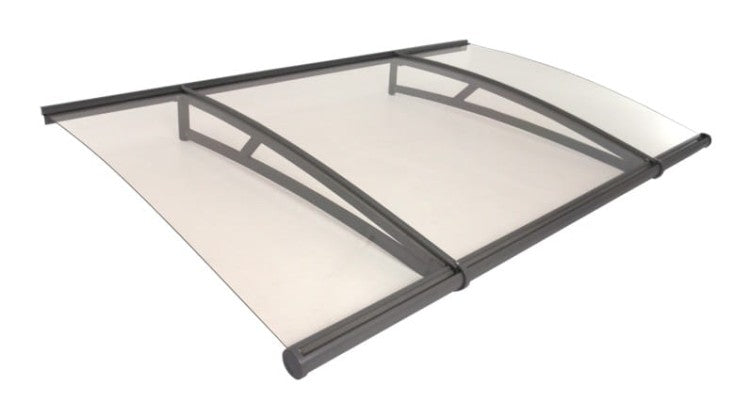 marquise aluminium moderne metal 150x90 cm