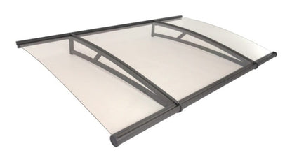 marquise aluminium moderne metal 150x90 cm