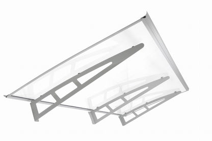 auvent porte d'entrée design metal 190x100 cm