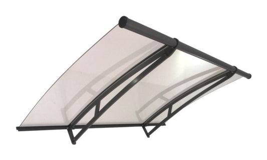 marquise aluminium moderne metal 150x90 cm