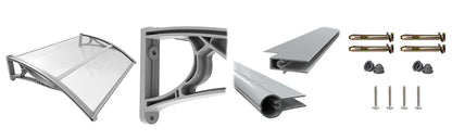 marquise dessus de porte 50x40cm