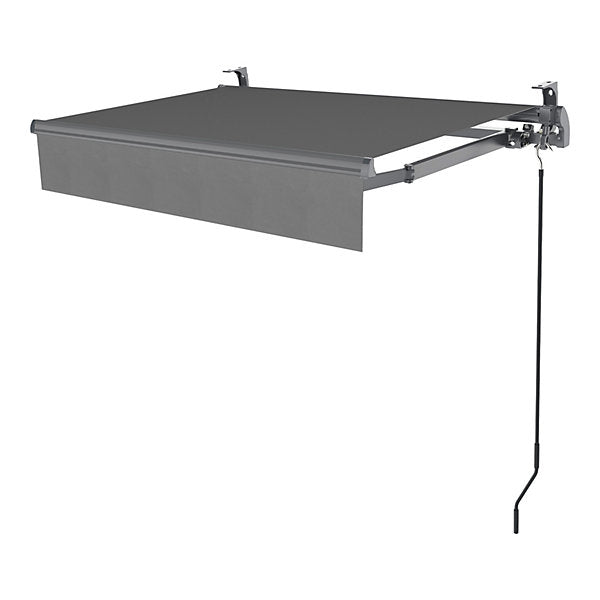 stores bannes manuels sans coffre gris 3 x 2,5 m