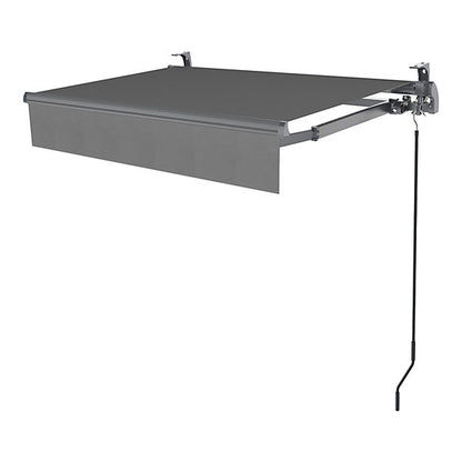stores bannes manuels sans coffre gris 3 x 2,5 m