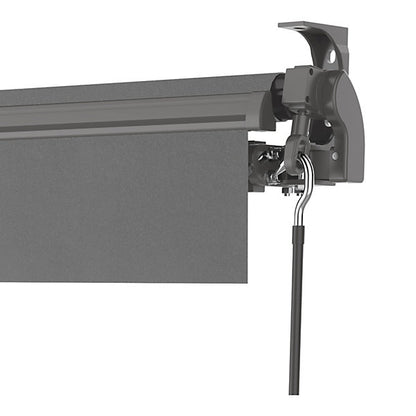 stores bannes manuels sans coffre gris 3 x 2,5 m