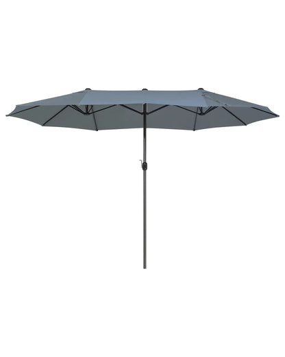 Parasol de jardin 460 cm Gris