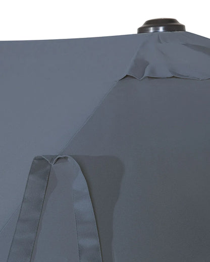 Parasol de jardin 460 cm Gris